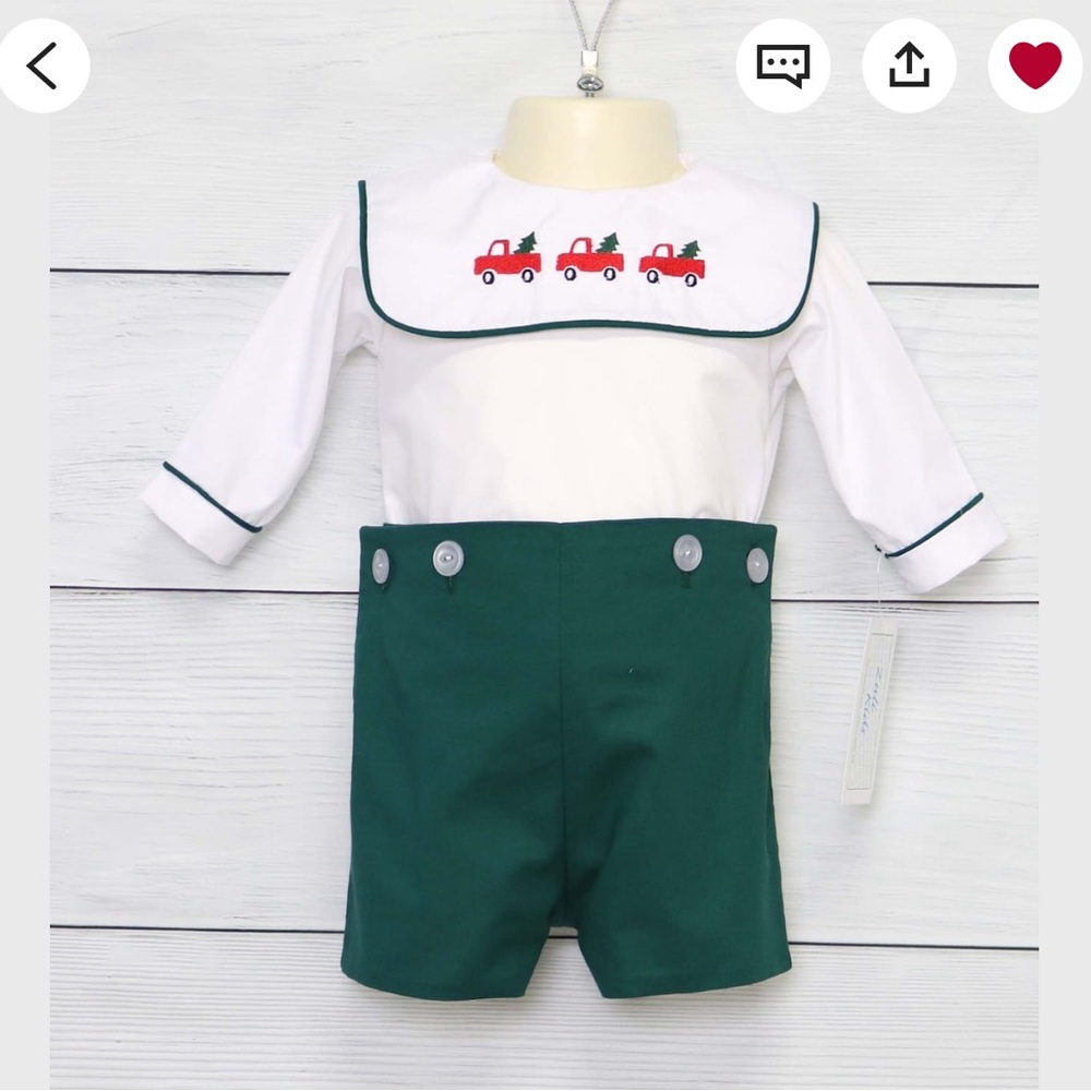 Baby Boy Christmas Outfit